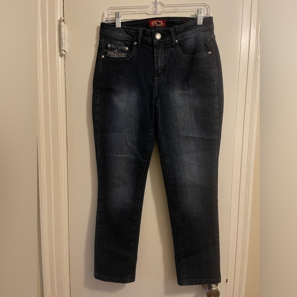 One 5 One Authentic Denim Jeans Stud Embellished Pockets Size 6